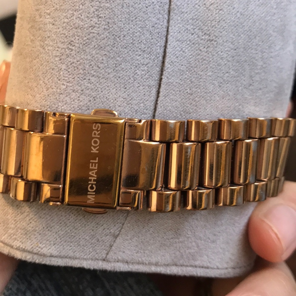 Michael Kors Rose Gold Watch. View 3